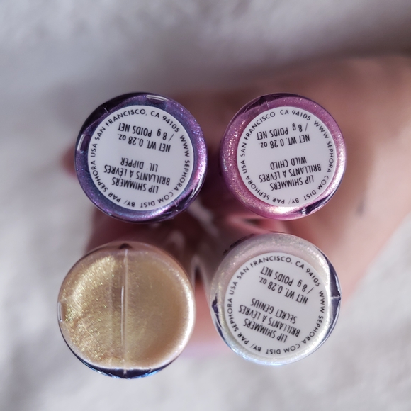 Sephora Collection x Pinrose Clever Devil Scented Lip Shimmers - 4 PC Set - Picture 2 of 3